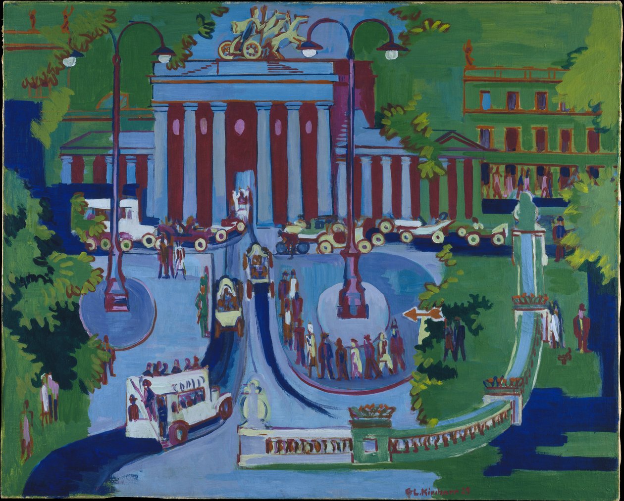 Brandenburger Tor av Ernst Ludwig Kirchner