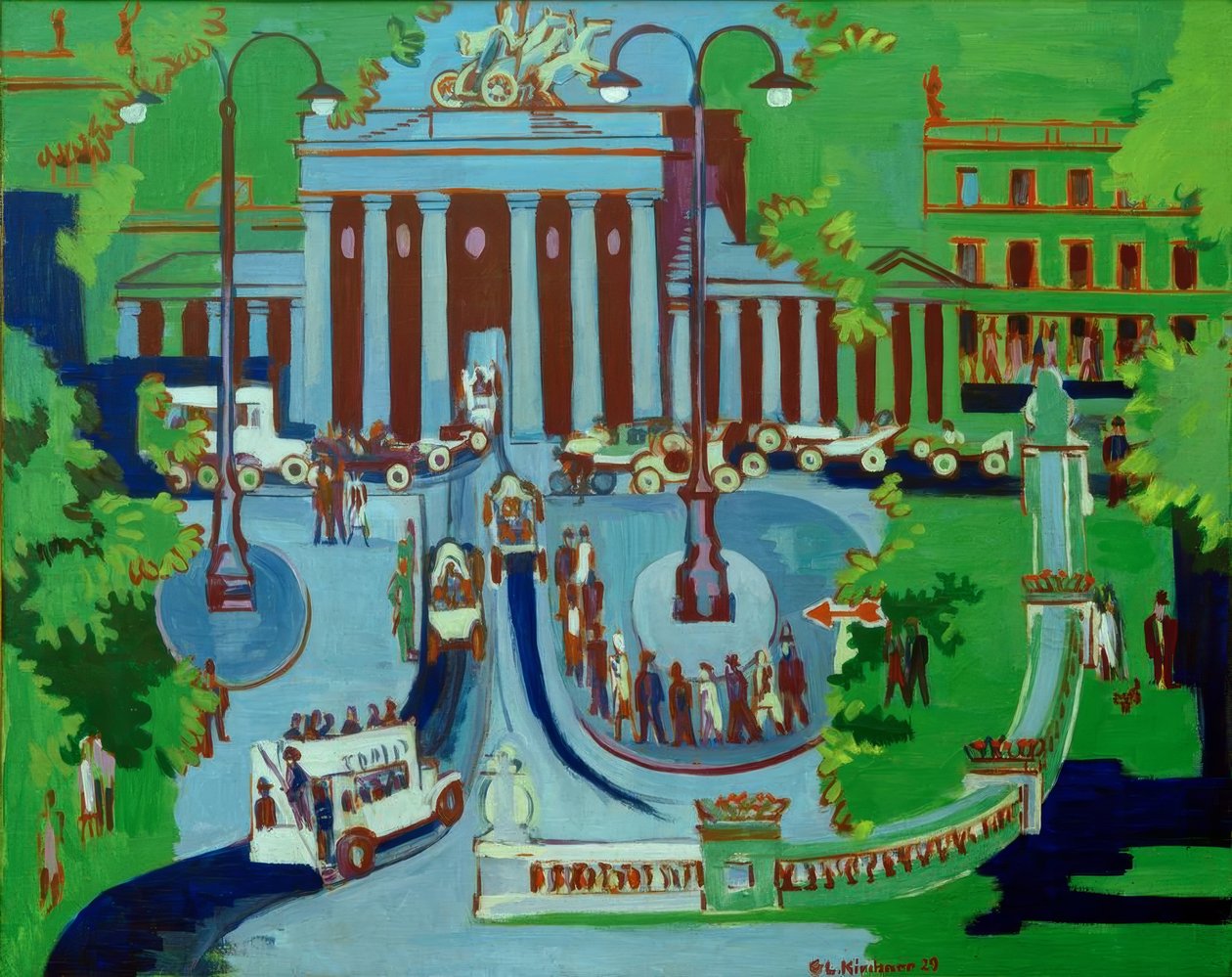 Brandenburger Tor, Berlin av Ernst Ludwig Kirchner