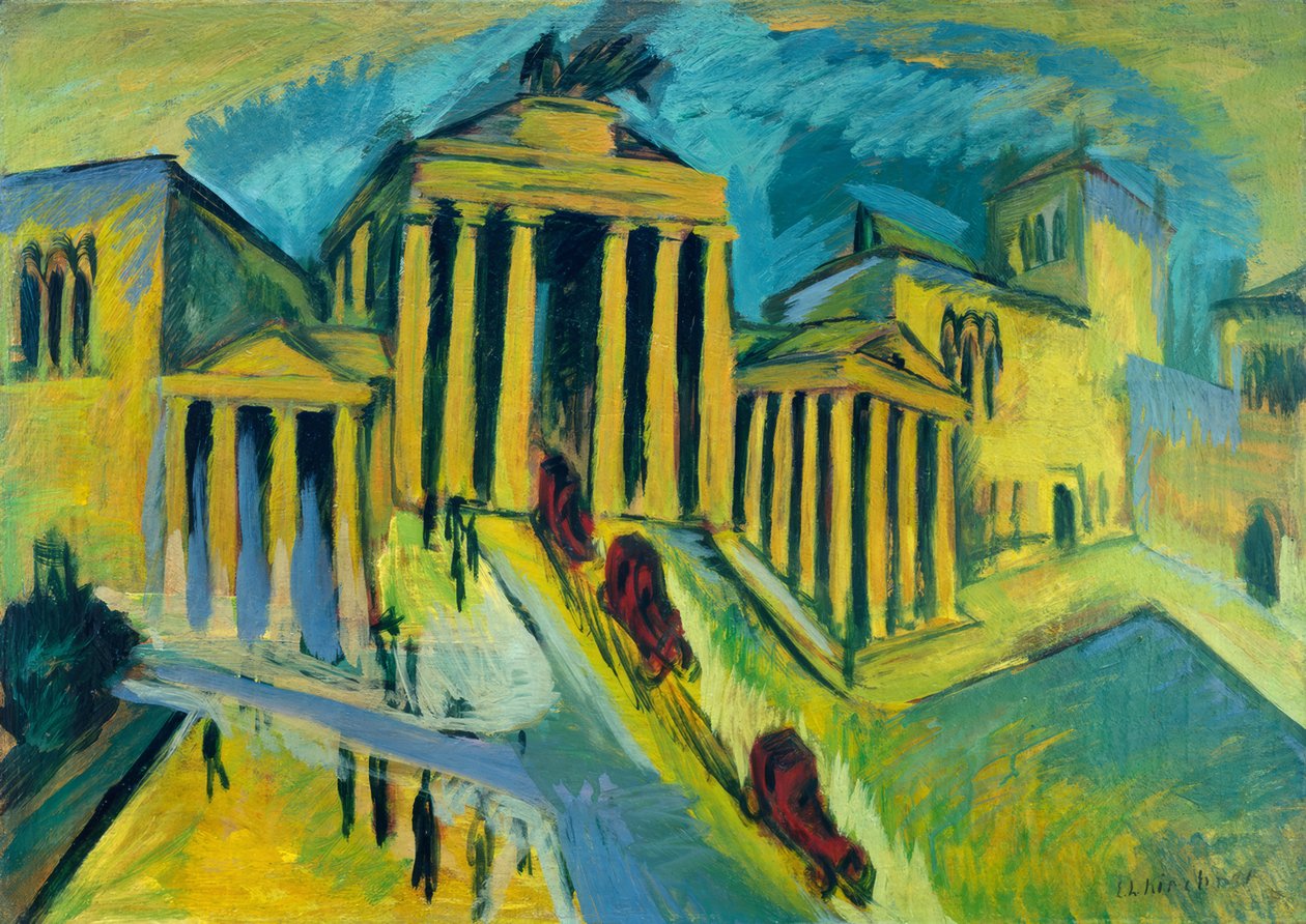Brandenburger Tor, Berlin av Ernst Ludwig Kirchner