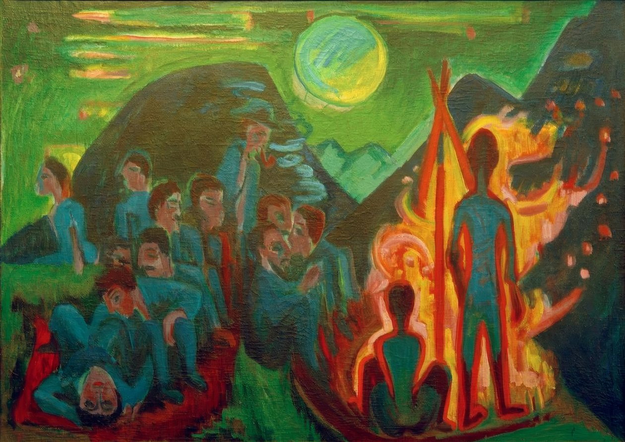 Føderal brann av Ernst Ludwig Kirchner
