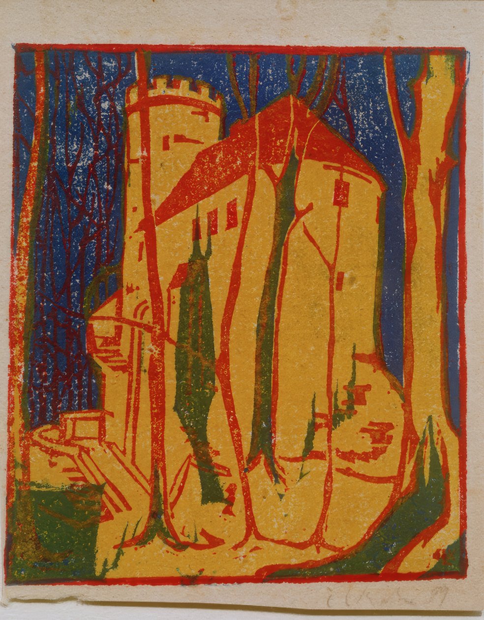 Rabenstein slott av Ernst Ludwig Kirchner