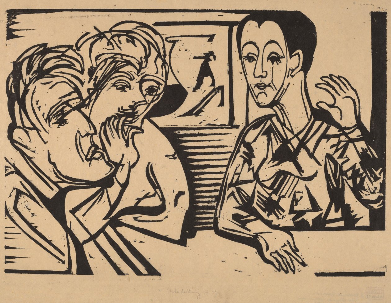 Samtale av Ernst Ludwig Kirchner