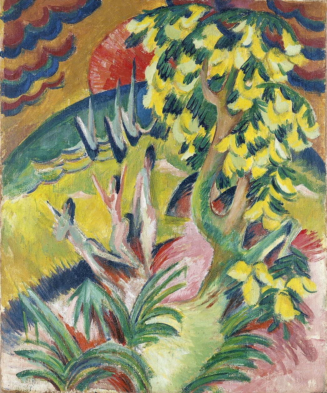 Curving Bay, ca. 1914 av Ernst Ludwig Kirchner