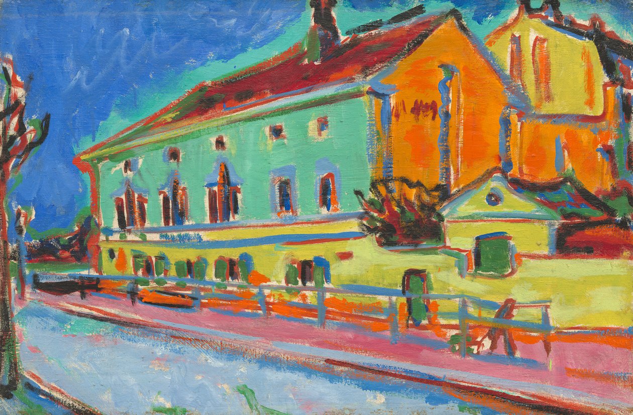 Dansesal Bellevue, 1909-10 av Ernst Ludwig Kirchner