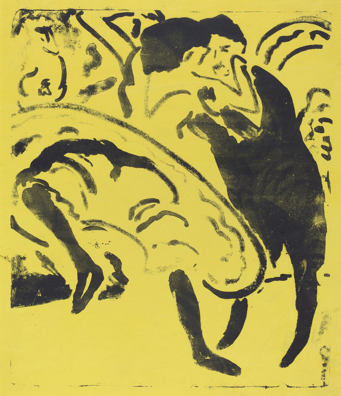 Dansende par av Ernst Ludwig Kirchner