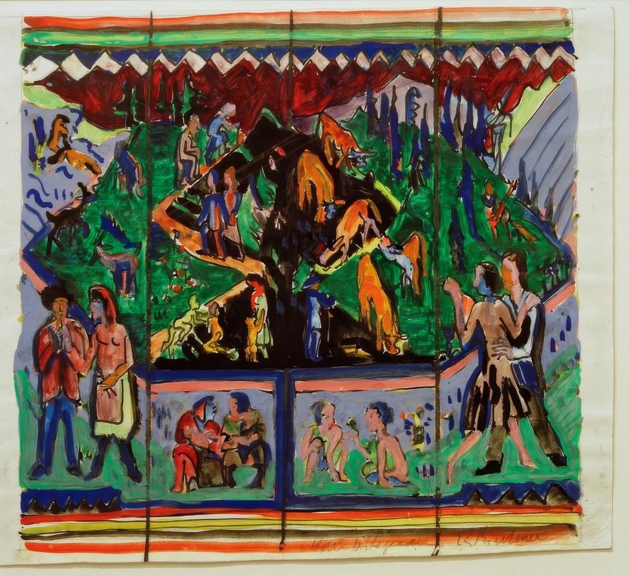 De levende av Ernst Ludwig Kirchner