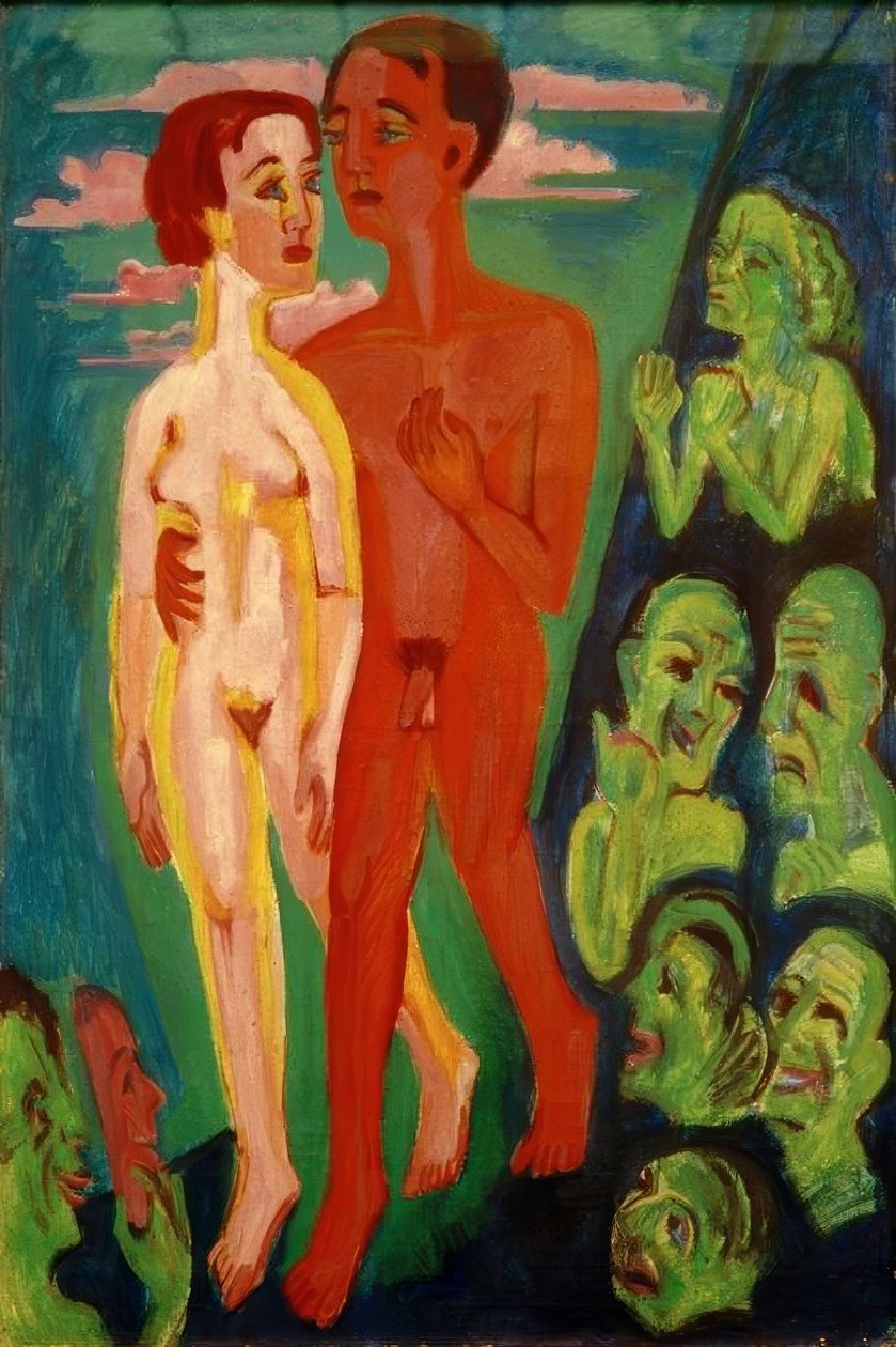 Paret foran folket av Ernst Ludwig Kirchner