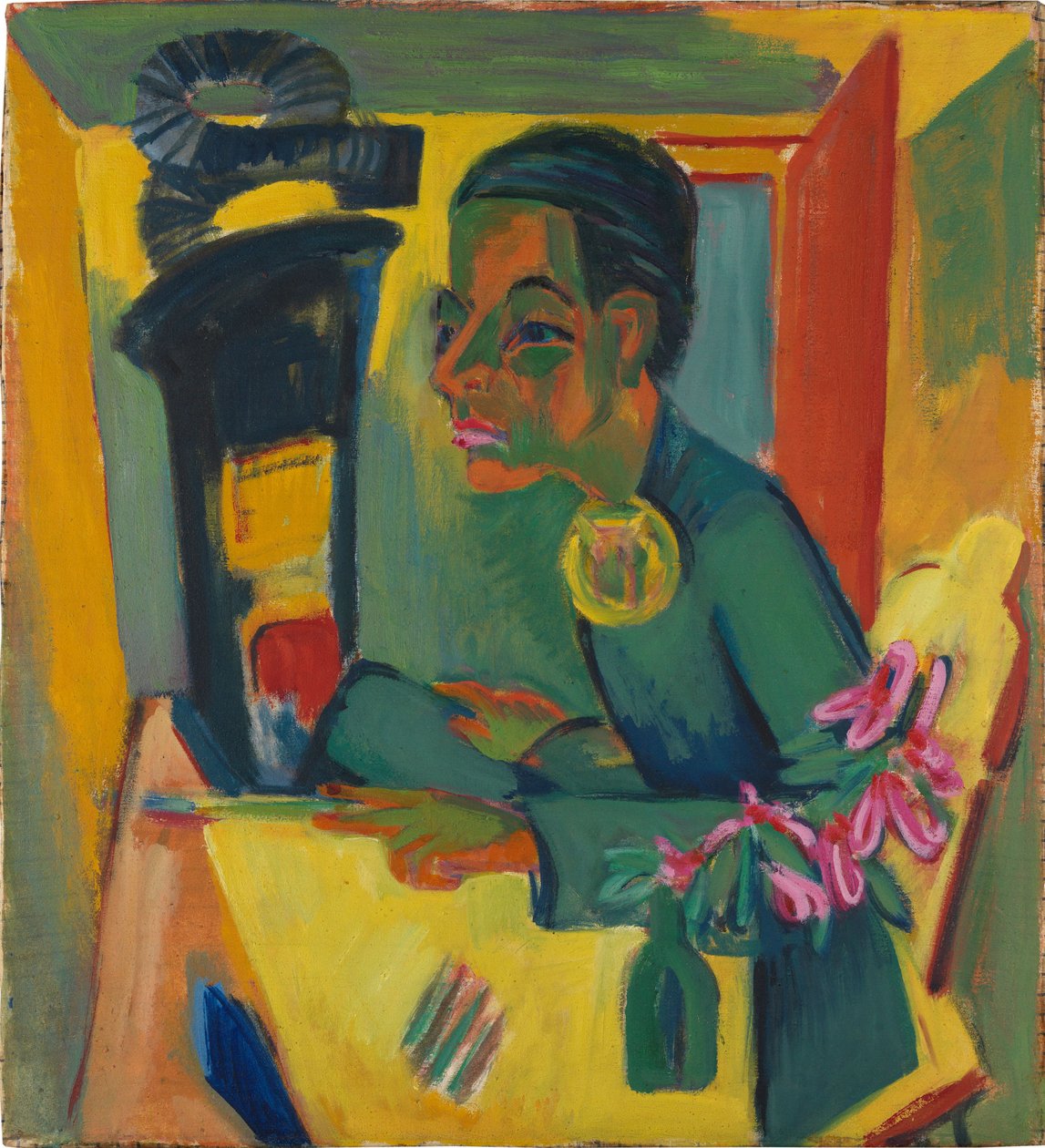 «Maleren» (Selvportrett) av Ernst Ludwig Kirchner