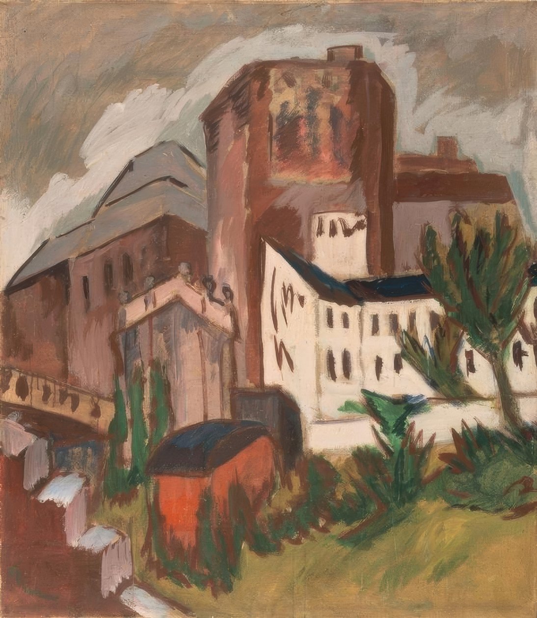 Byens tårn av Ernst Ludwig Kirchner