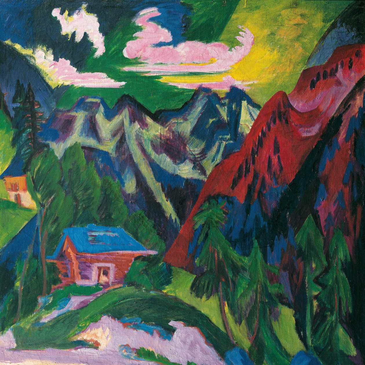 Klostersfjellene av Ernst Ludwig Kirchner