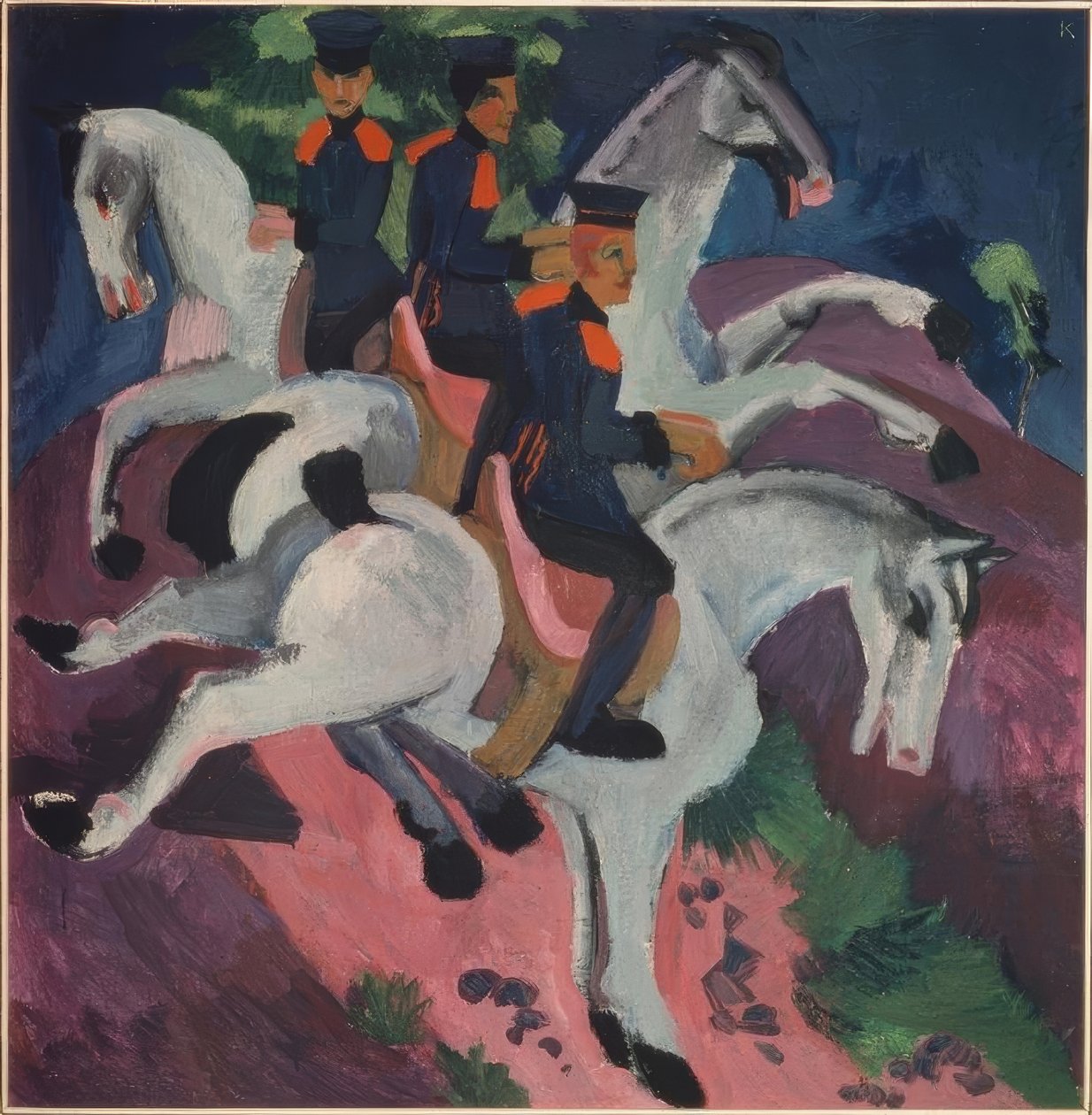 Rideskolen av Ernst Ludwig Kirchner