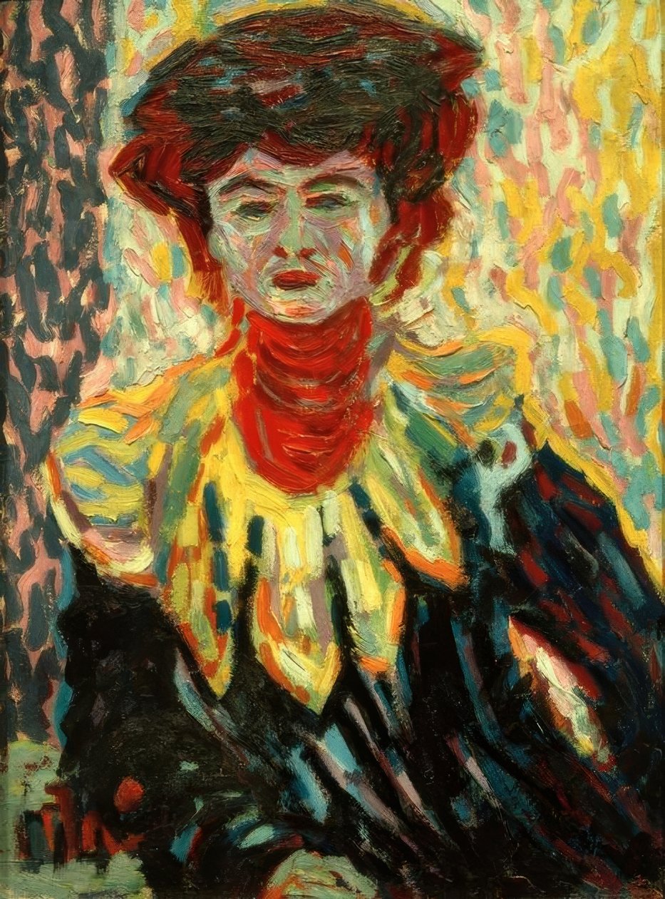 Doris med nakkebøyle av Ernst Ludwig Kirchner