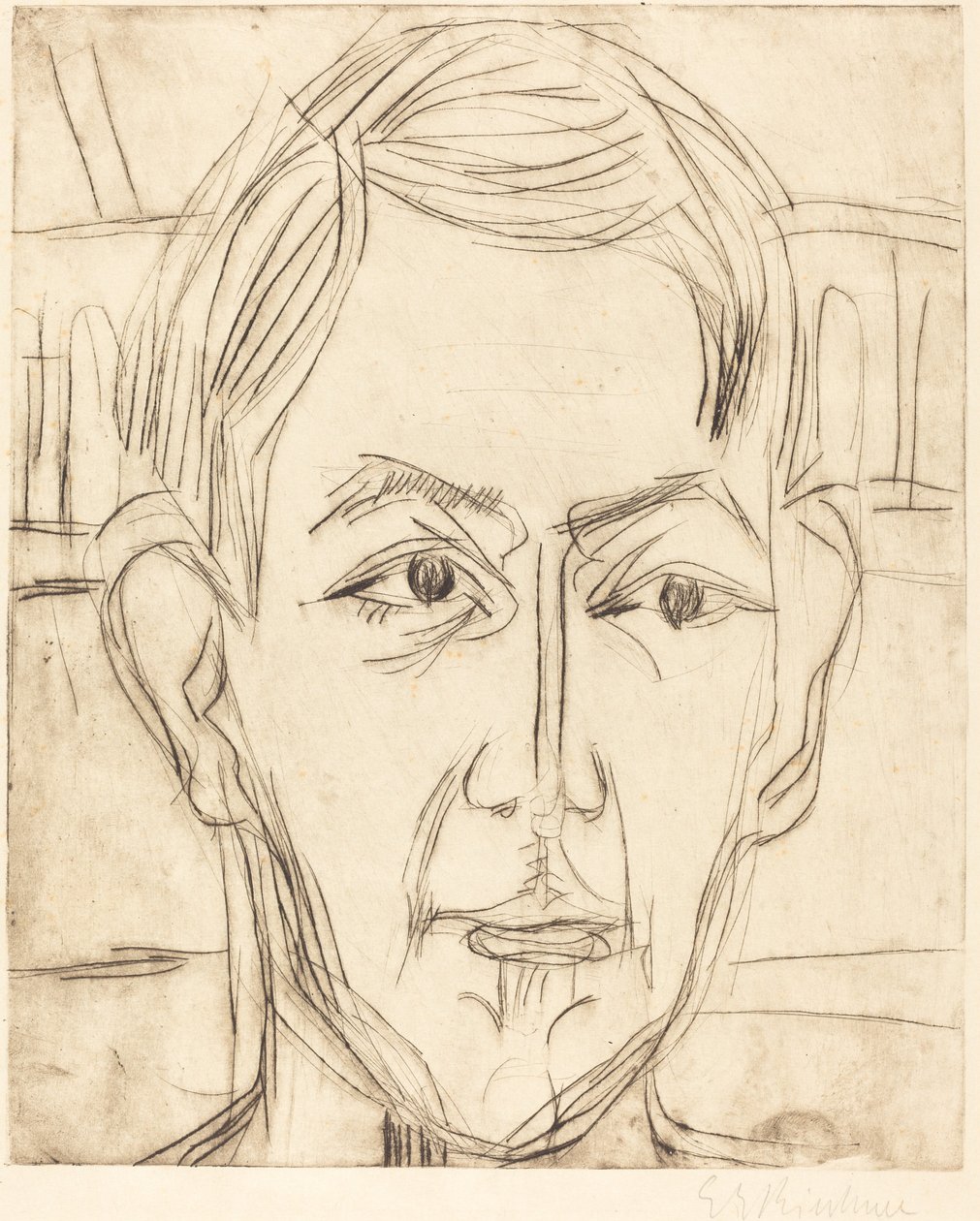 Dr. Hans Bütow av Ernst Ludwig Kirchner