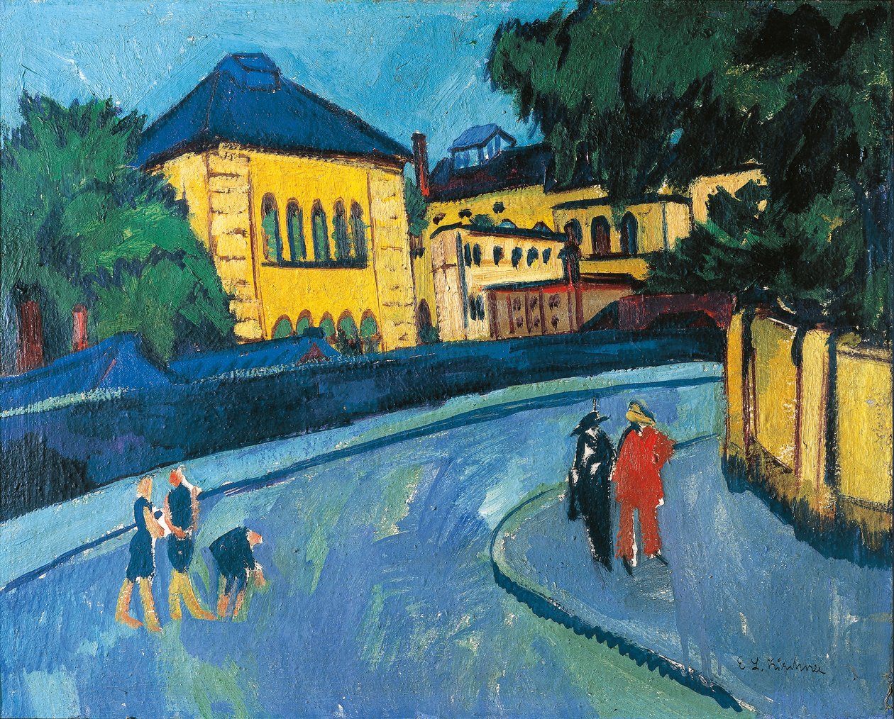 Dresden, Friedrichstadt av Ernst Ludwig Kirchner