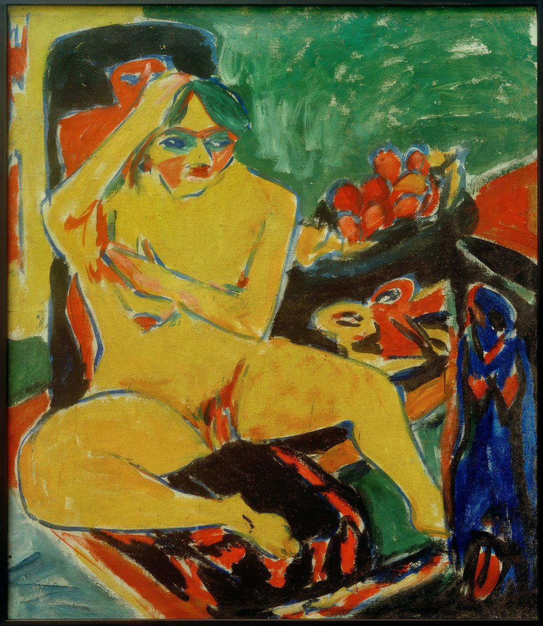E.L.Kirchner, Act in the Atelier av Ernst Ludwig Kirchner