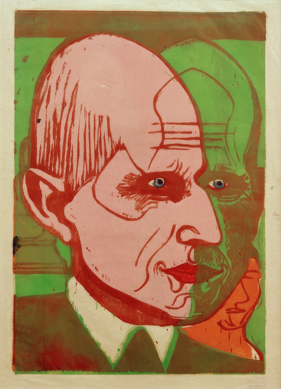 E.L.Kirchner, Dr. Frédéric Bauer av Ernst Ludwig Kirchner