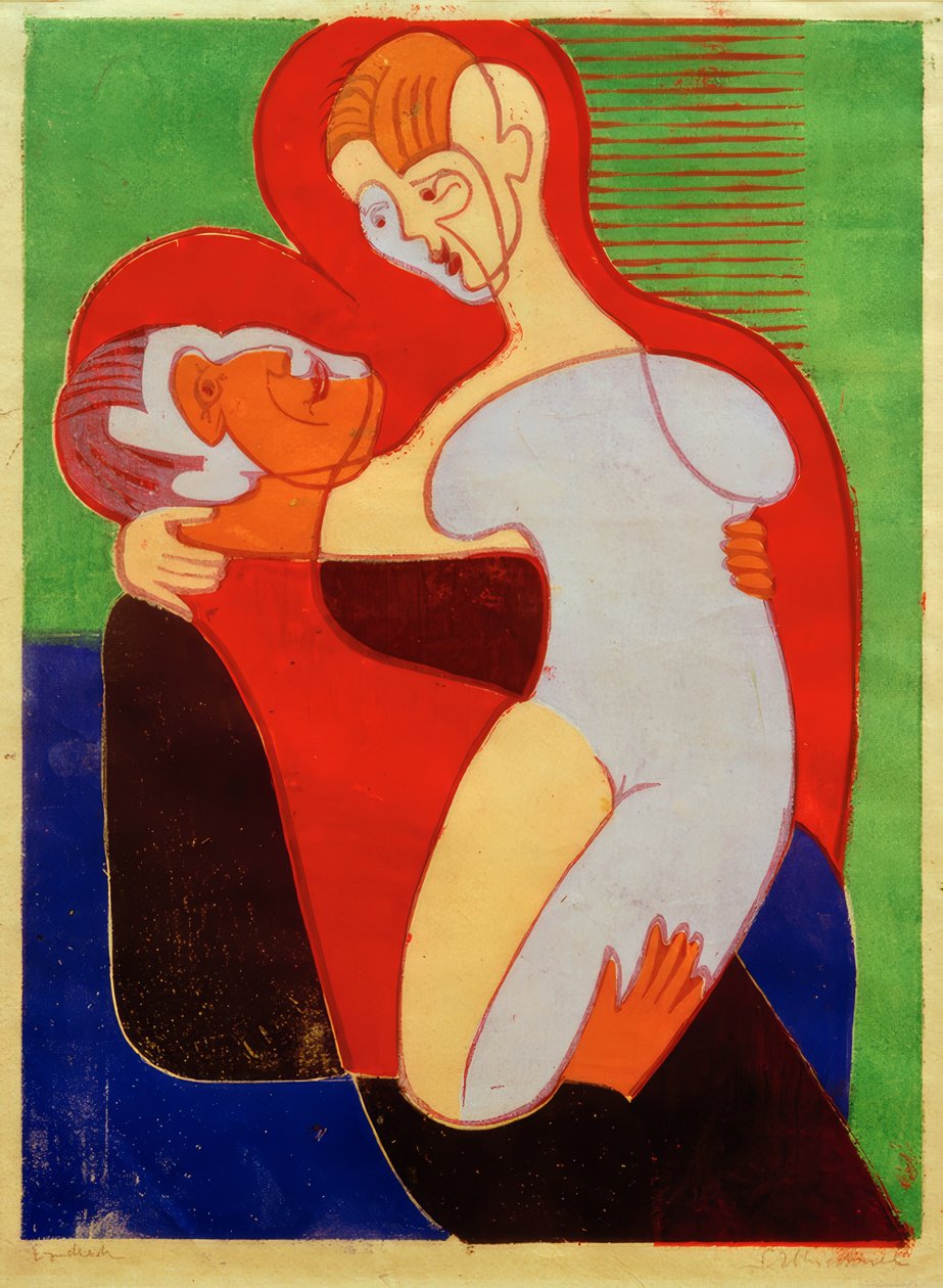 E.L. Kirchner, elskere (The Hembusse) av Ernst Ludwig Kirchner