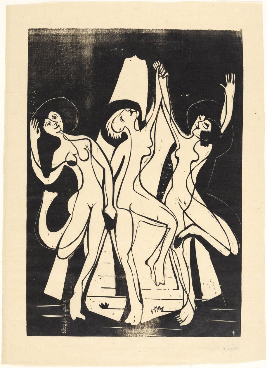 Fargedans av Ernst Ludwig Kirchner