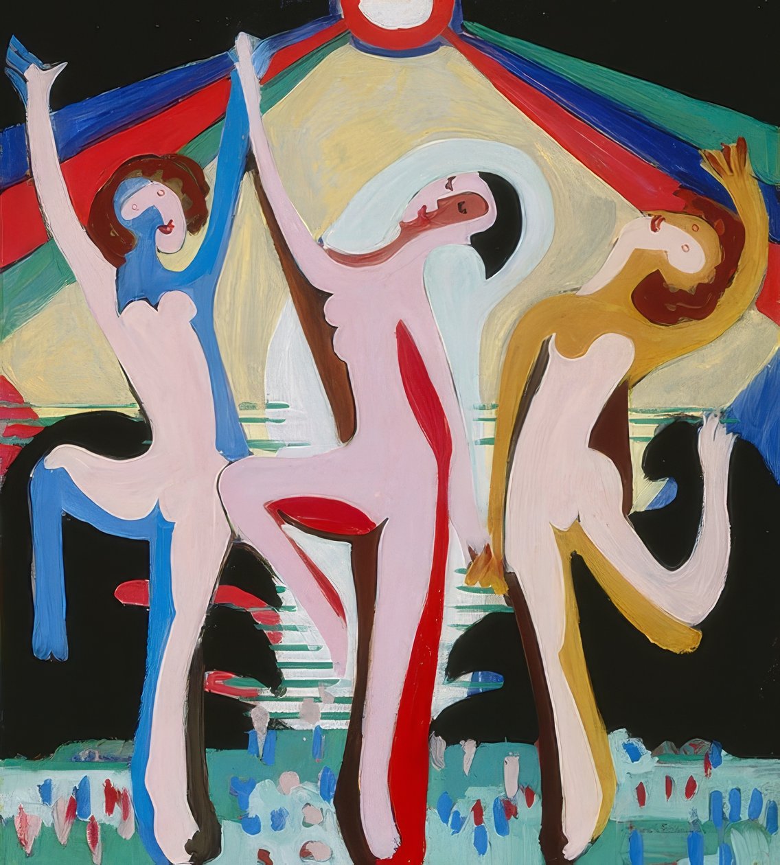 Fargedans av Ernst Ludwig Kirchner