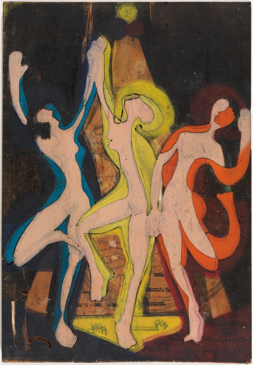 Fargedans, fargestav II av Ernst Ludwig Kirchner