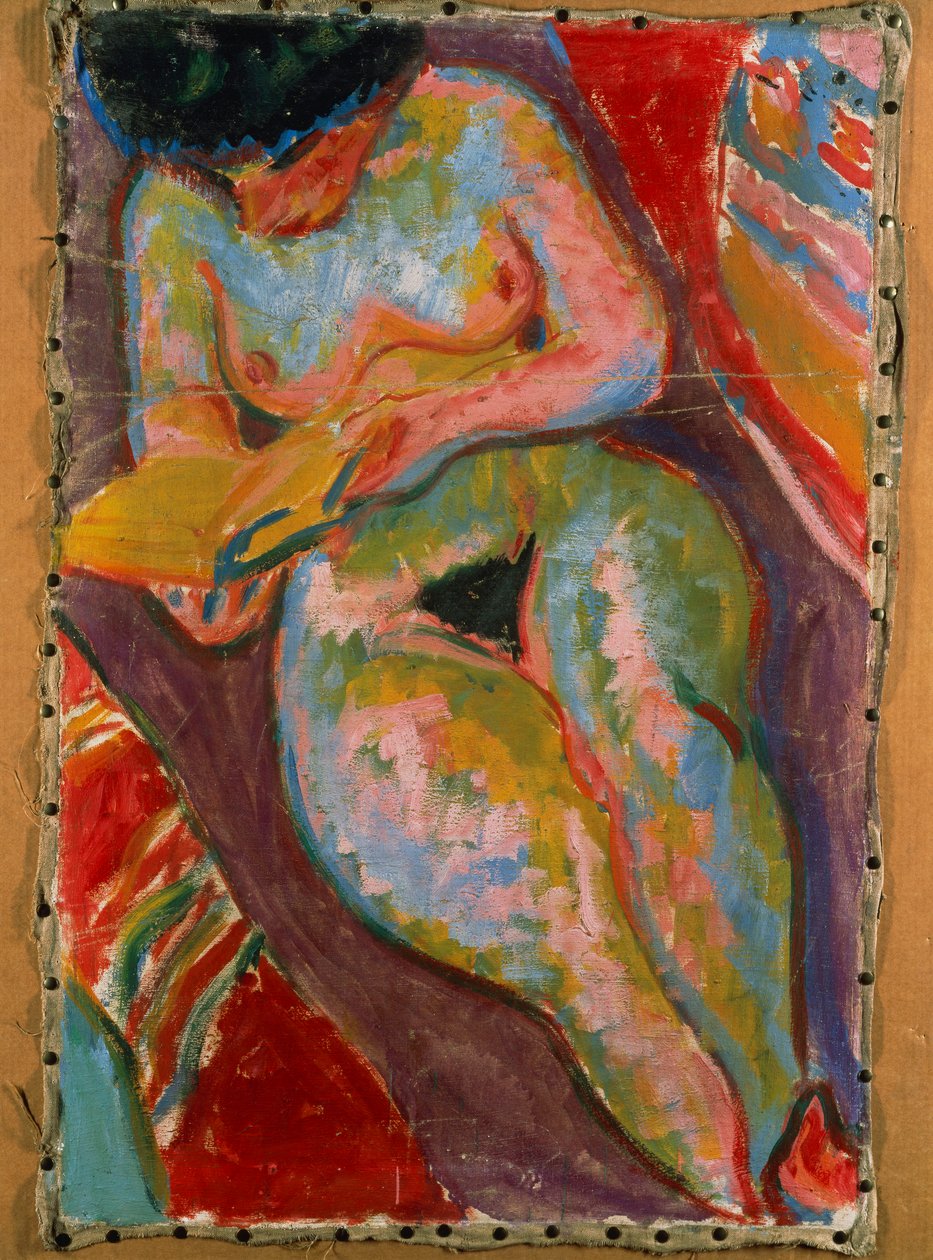 Naken kvinne av Ernst Ludwig Kirchner