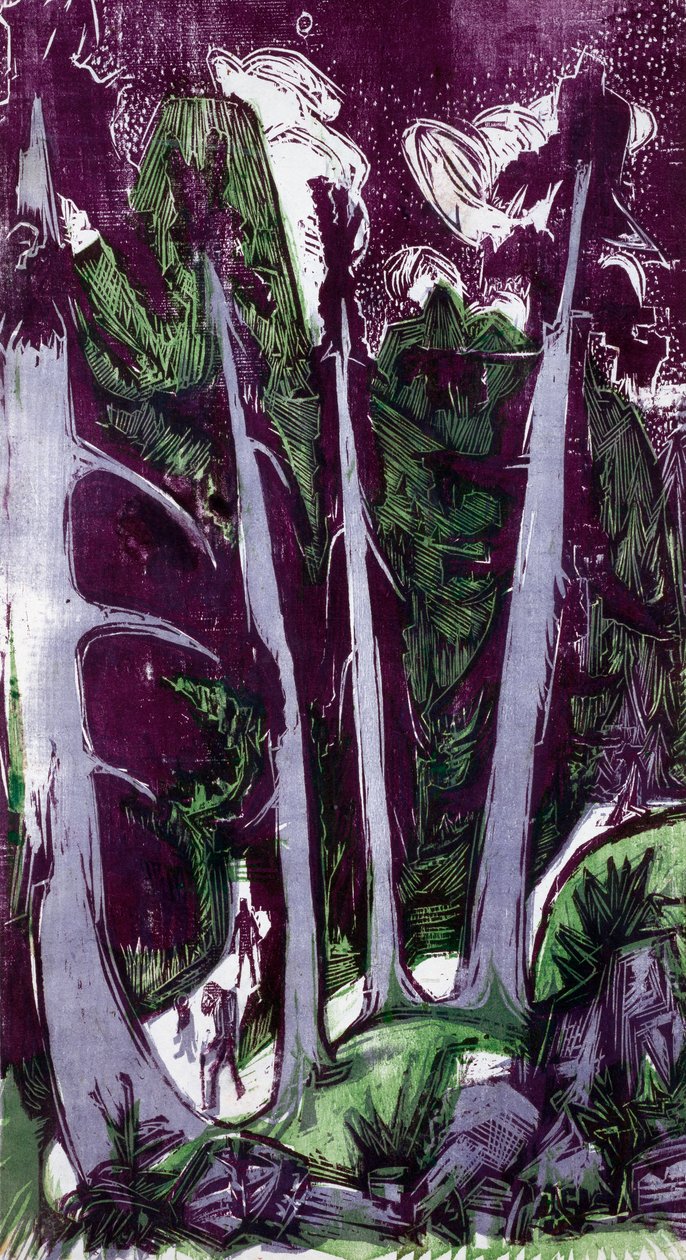 Firs av Ernst Ludwig Kirchner