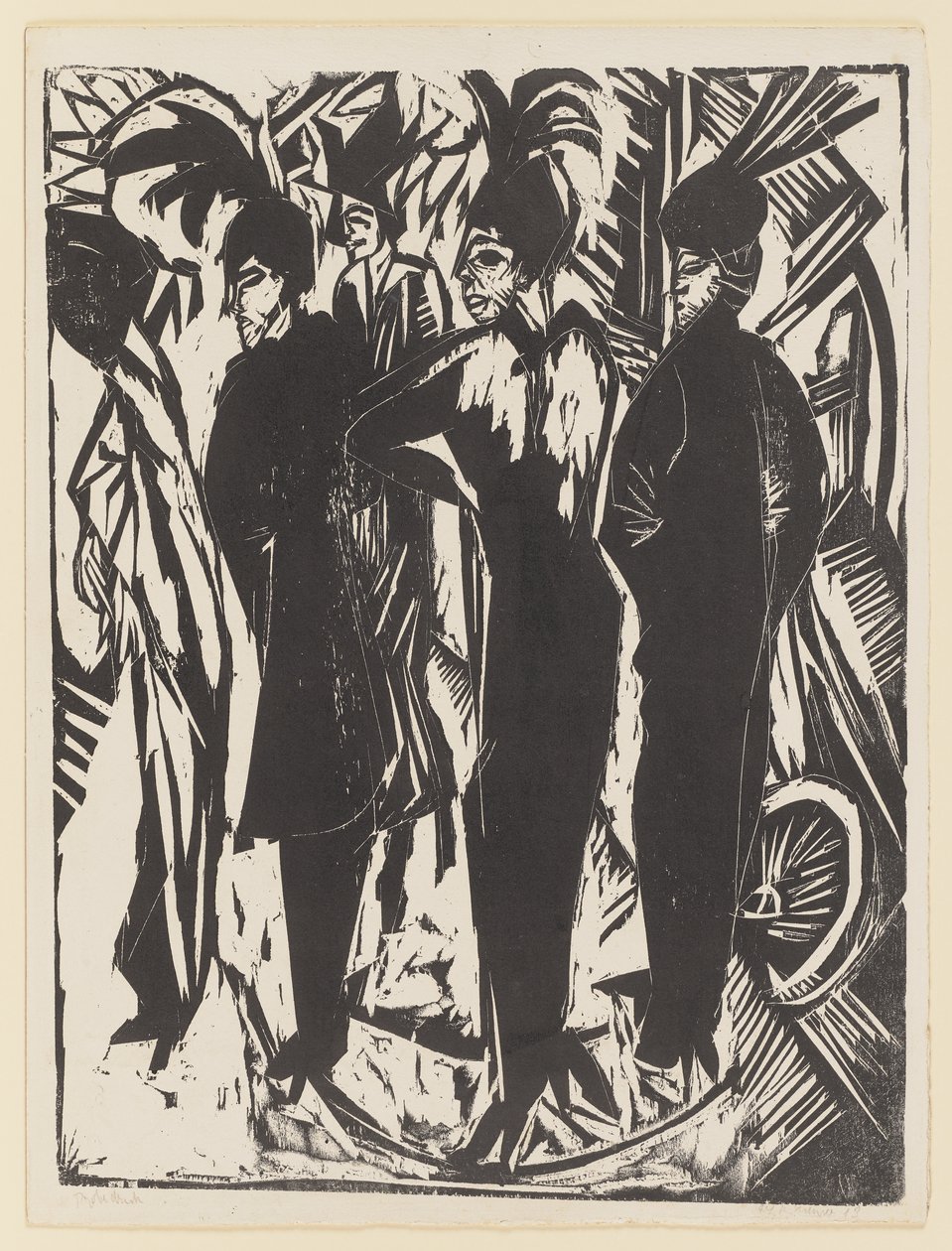 Fem kokotter av Ernst Ludwig Kirchner