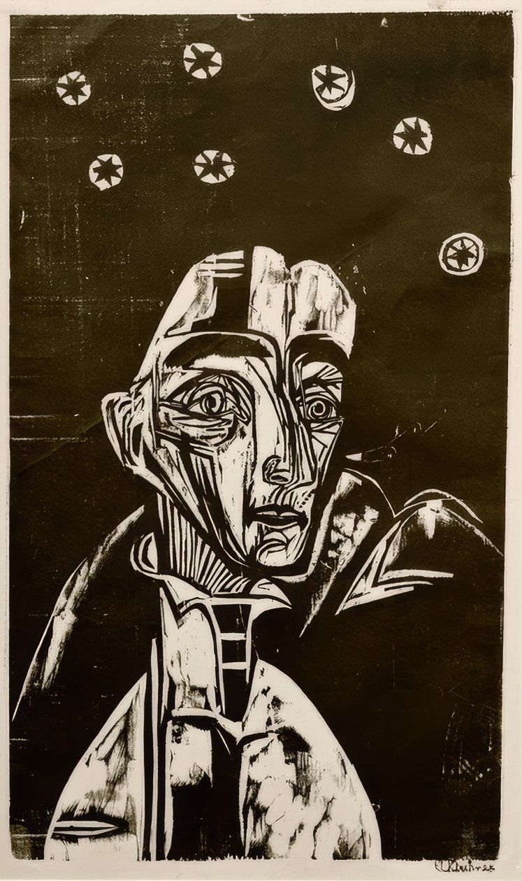Kvinne om natten av Ernst Ludwig Kirchner