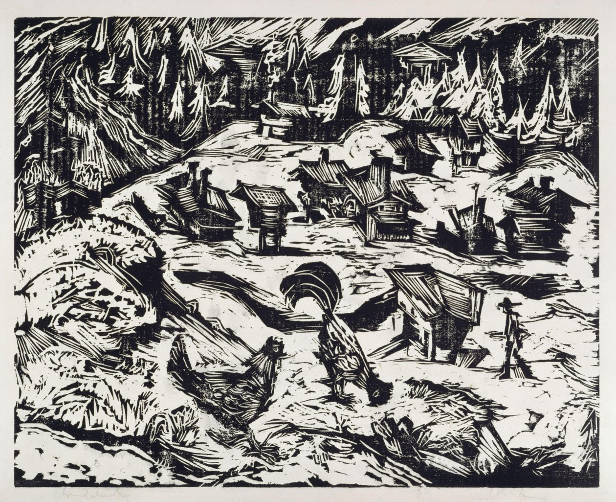 Vår Frue kirke av Ernst Ludwig Kirchner