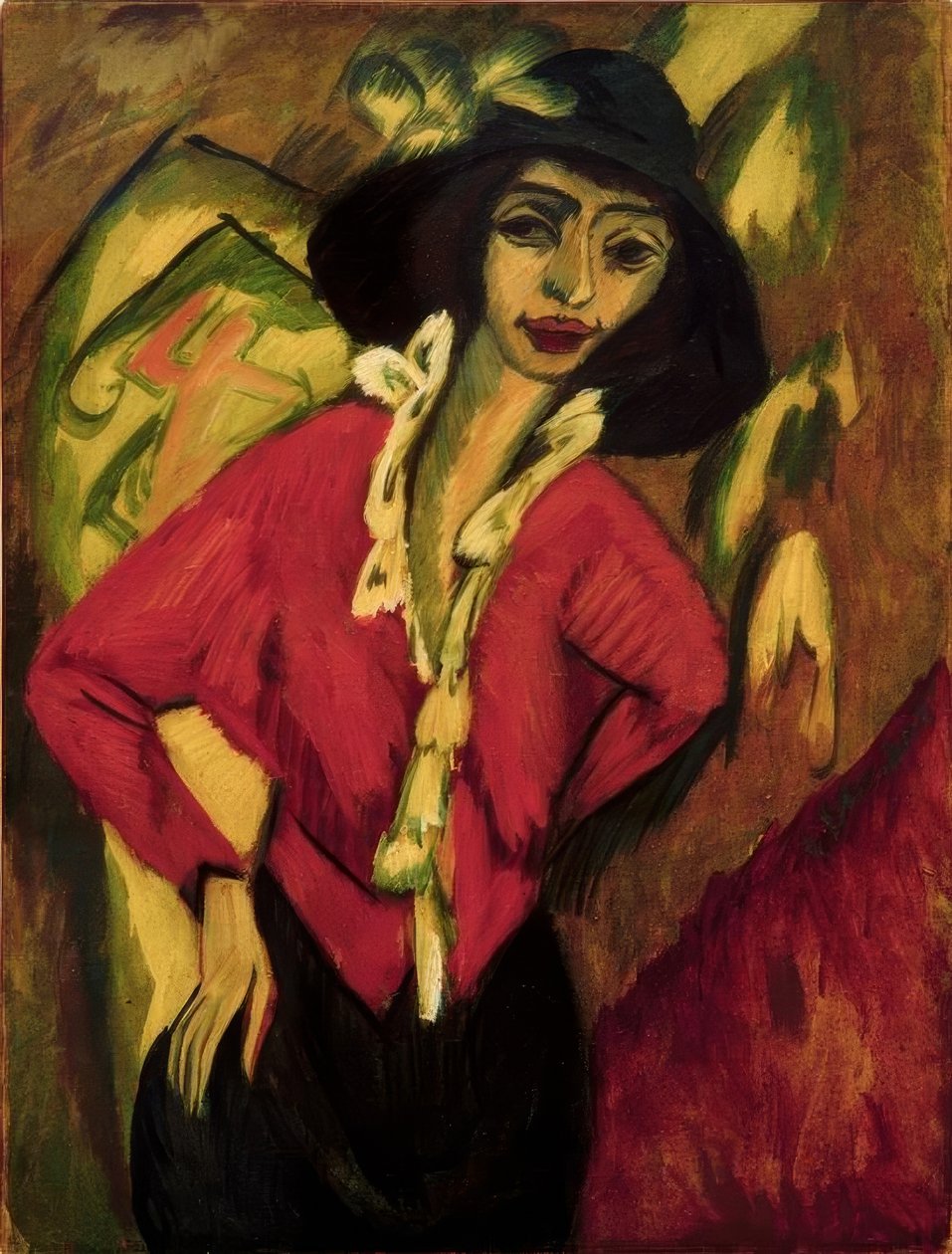 Kvinnehode, Gerda av Ernst Ludwig Kirchner