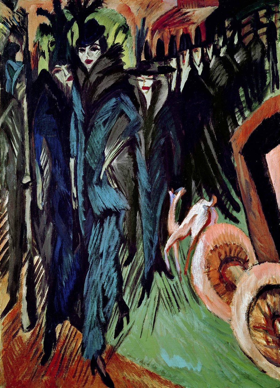 Friedrichstrasse av Ernst Ludwig Kirchner