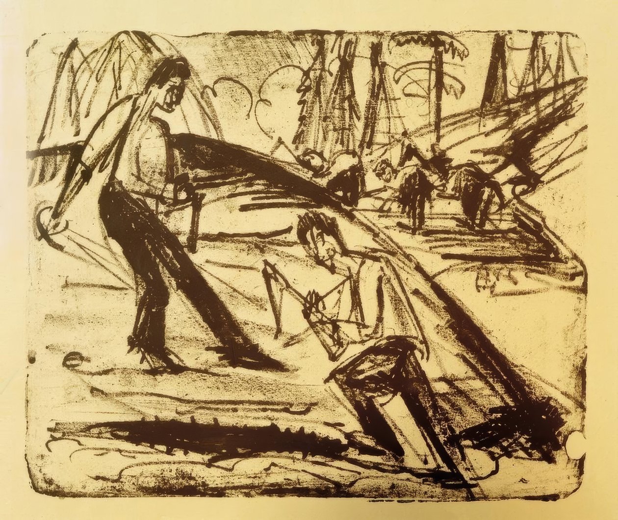 Vårarbeid av Ernst Ludwig Kirchner