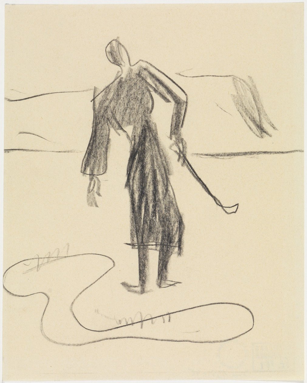 Golfspiller av Ernst Ludwig Kirchner