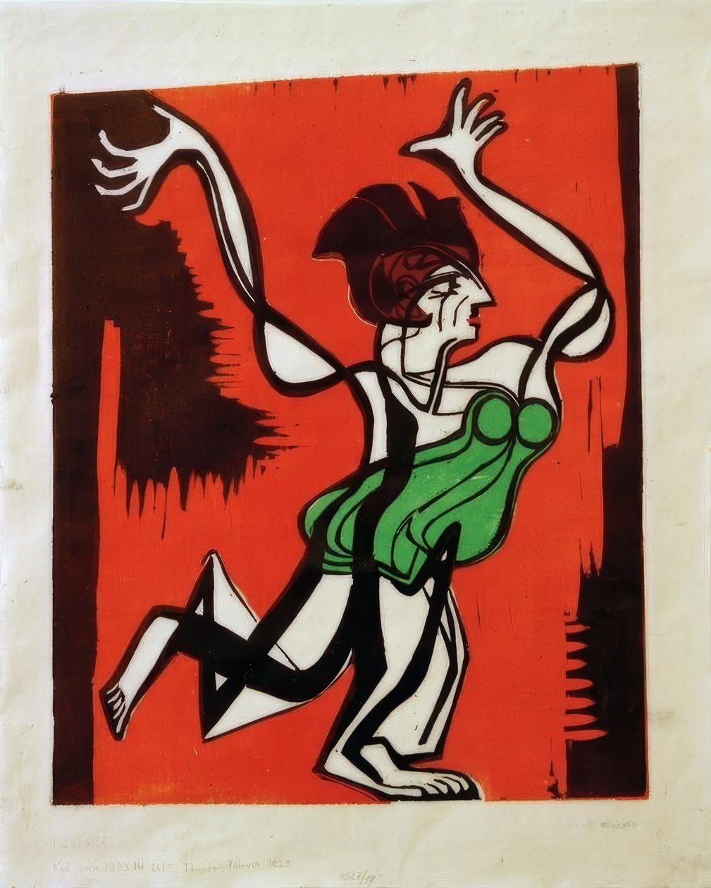 Gret Palucca av Ernst Ludwig Kirchner
