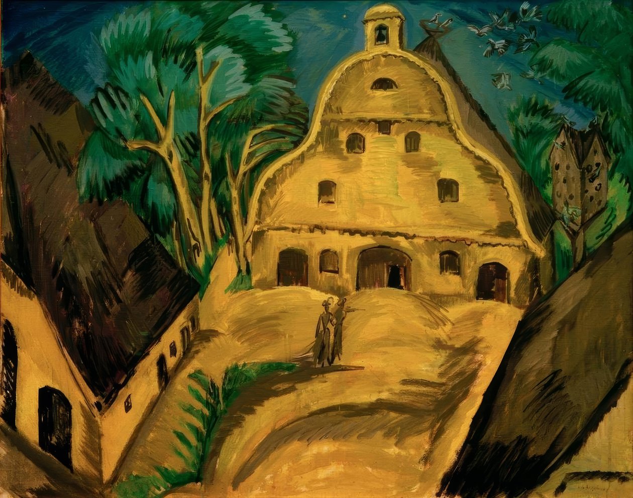 Gut Staberhof på Fehmarn I av Ernst Ludwig Kirchner