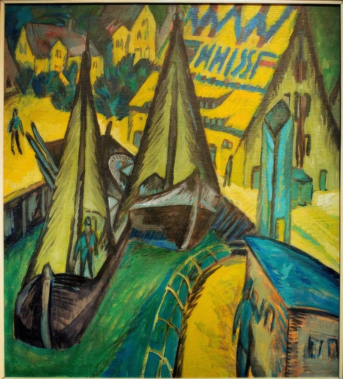 Burgstaaken havn av Ernst Ludwig Kirchner