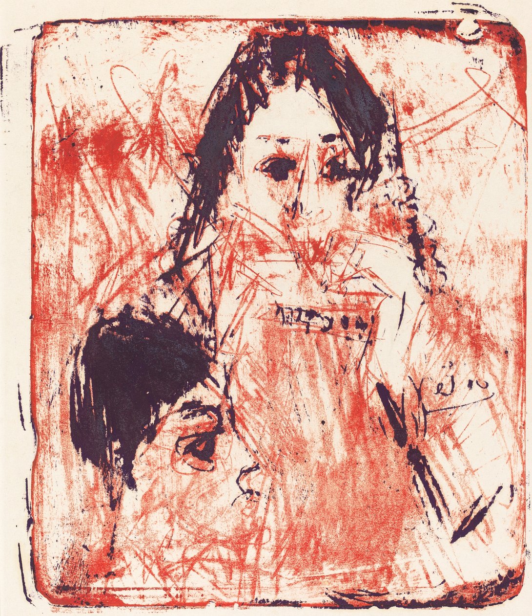 Munnspillspiller av Ernst Ludwig Kirchner
