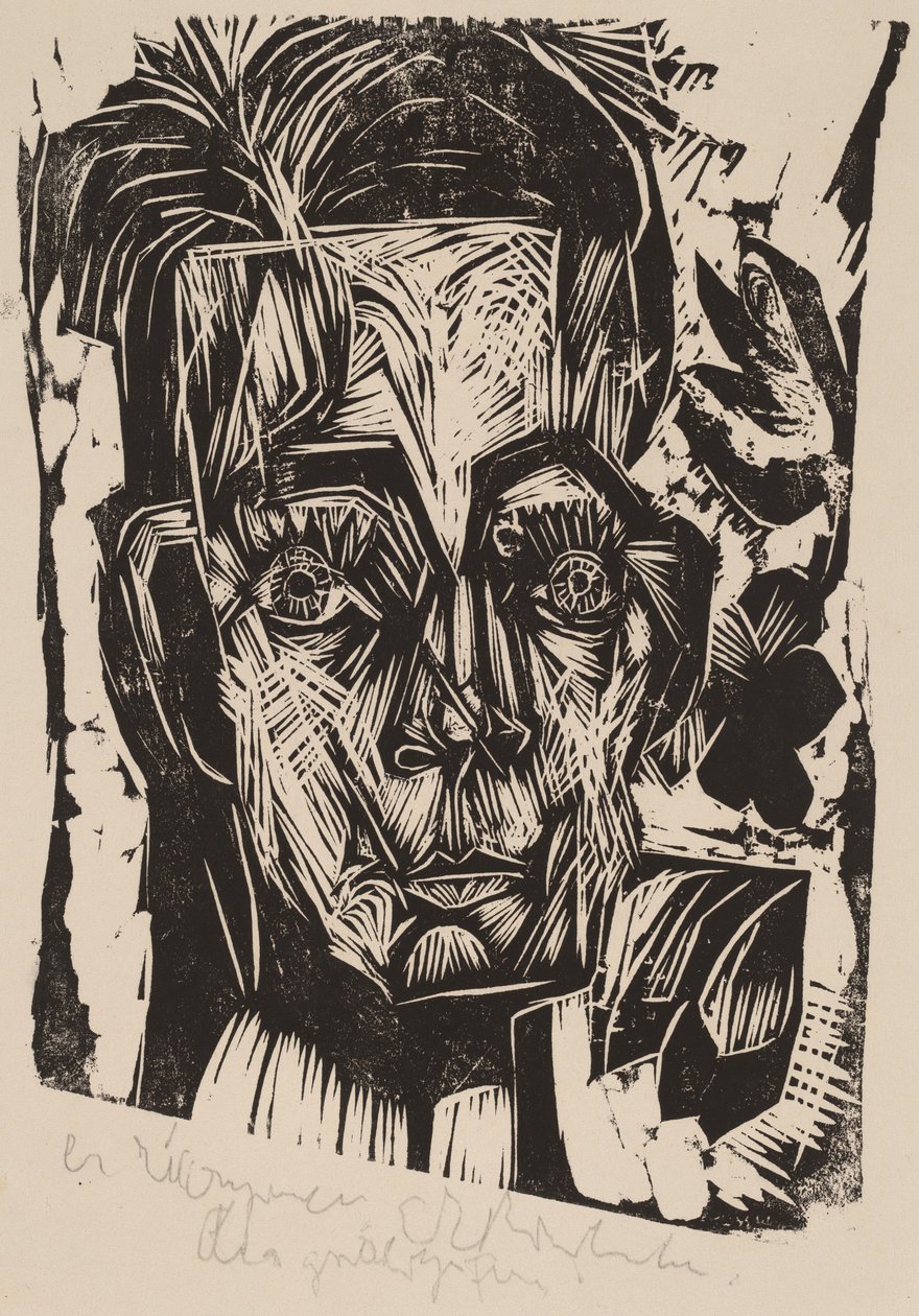 Leder for Dr. Robert Binswanger (studenten) av Ernst Ludwig Kirchner