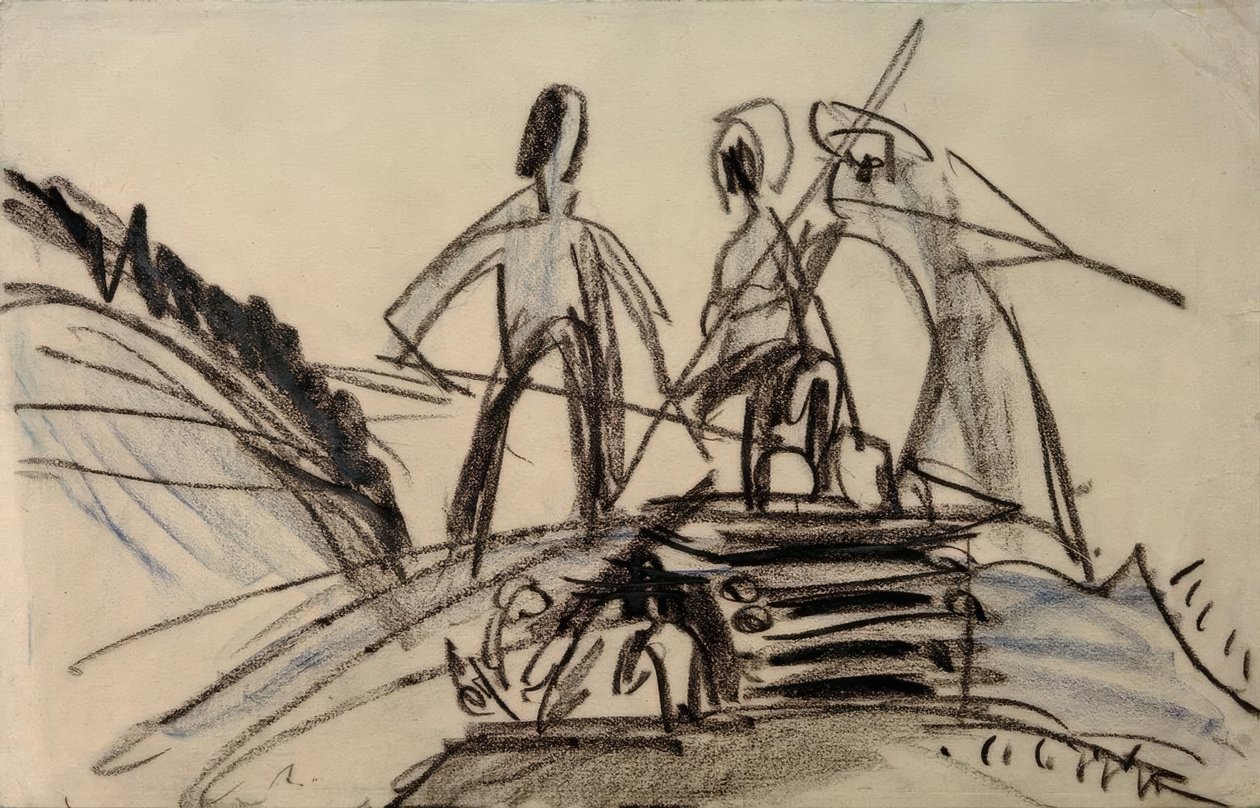 Høende bønder av Ernst Ludwig Kirchner
