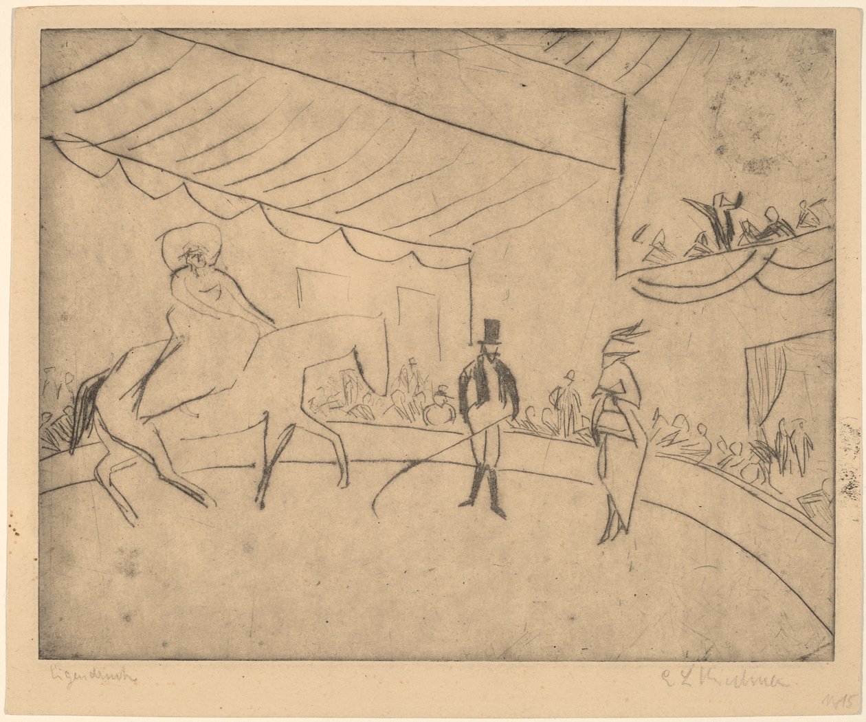 Hippodromen av Ernst Ludwig Kirchner