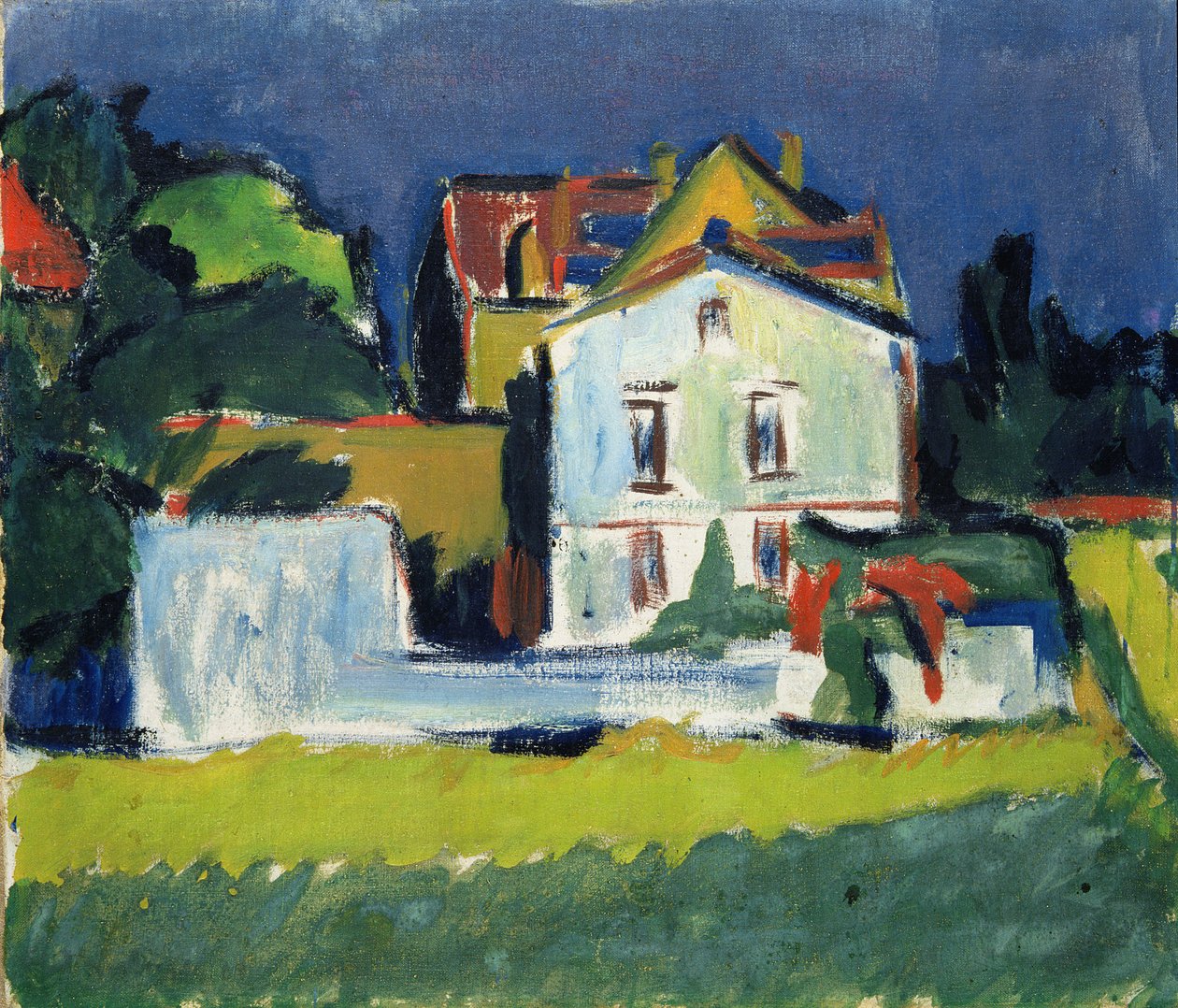 Hus i et landskap av Ernst Ludwig Kirchner