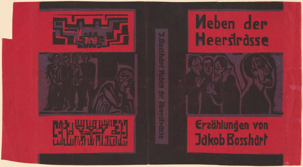 Jakob Bolsharat: Neben der Heyerstrasse (Jakob Bolsharat: Near Main Street) av Ernst Ludwig Kirchner