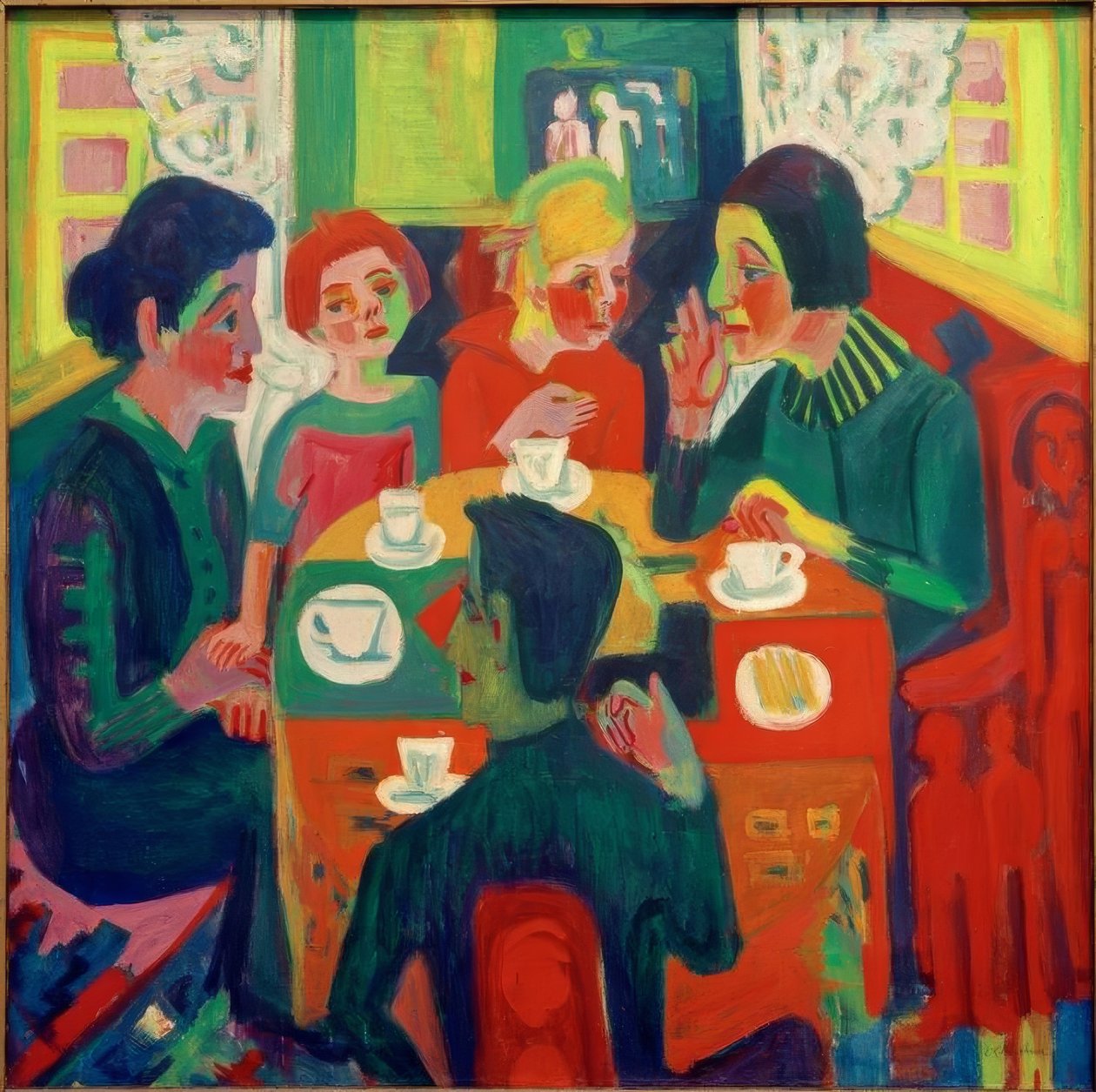 Salongbord av Ernst Ludwig Kirchner