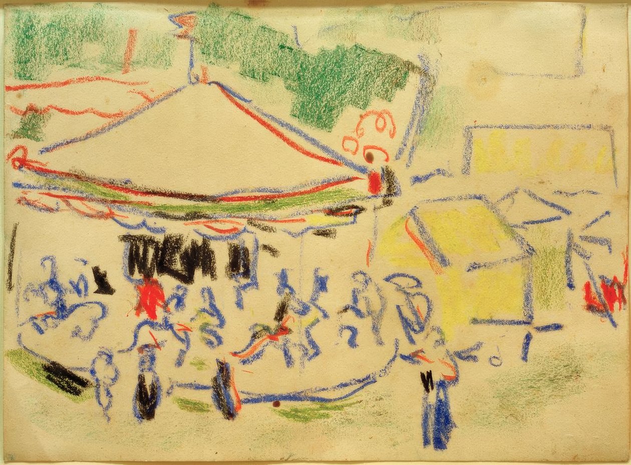 karusell av Ernst Ludwig Kirchner