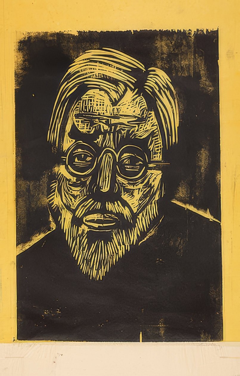 Leder for Jakob Bosshart. 1921 av Ernst Ludwig Kirchner