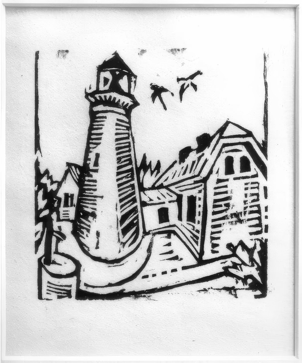 Fyr på Fehmarn av Ernst Ludwig Kirchner