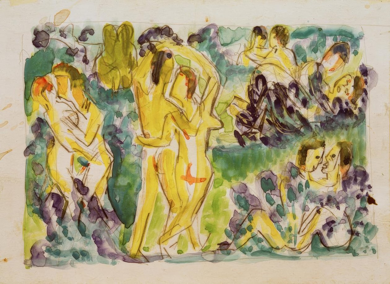 Elsker hage av Ernst Ludwig Kirchner