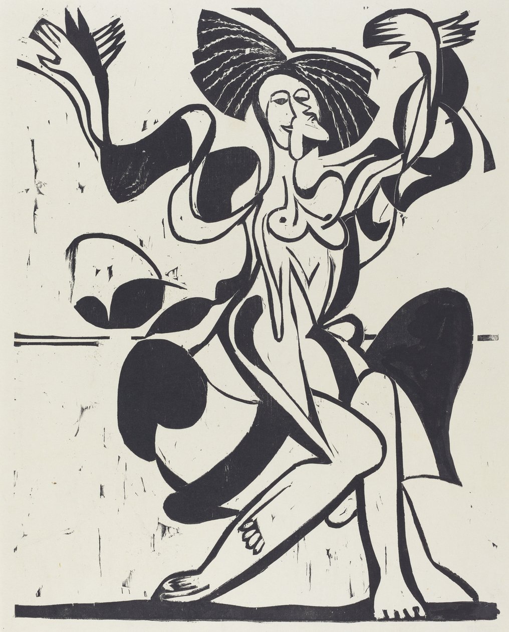 Mary Wigmans dans av Ernst Ludwig Kirchner