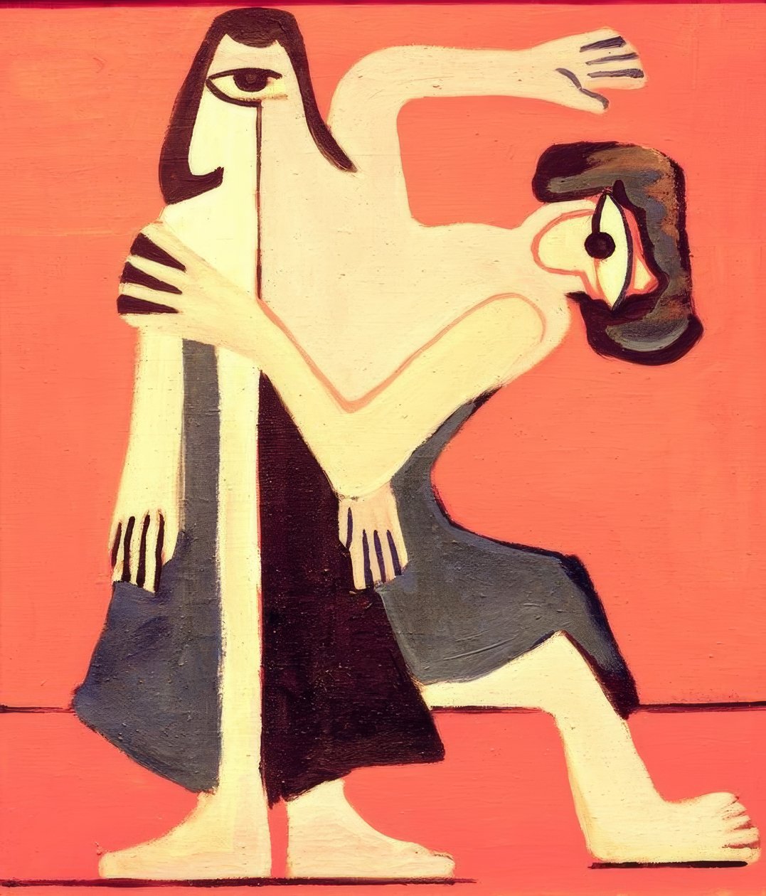 Maskedans av Ernst Ludwig Kirchner