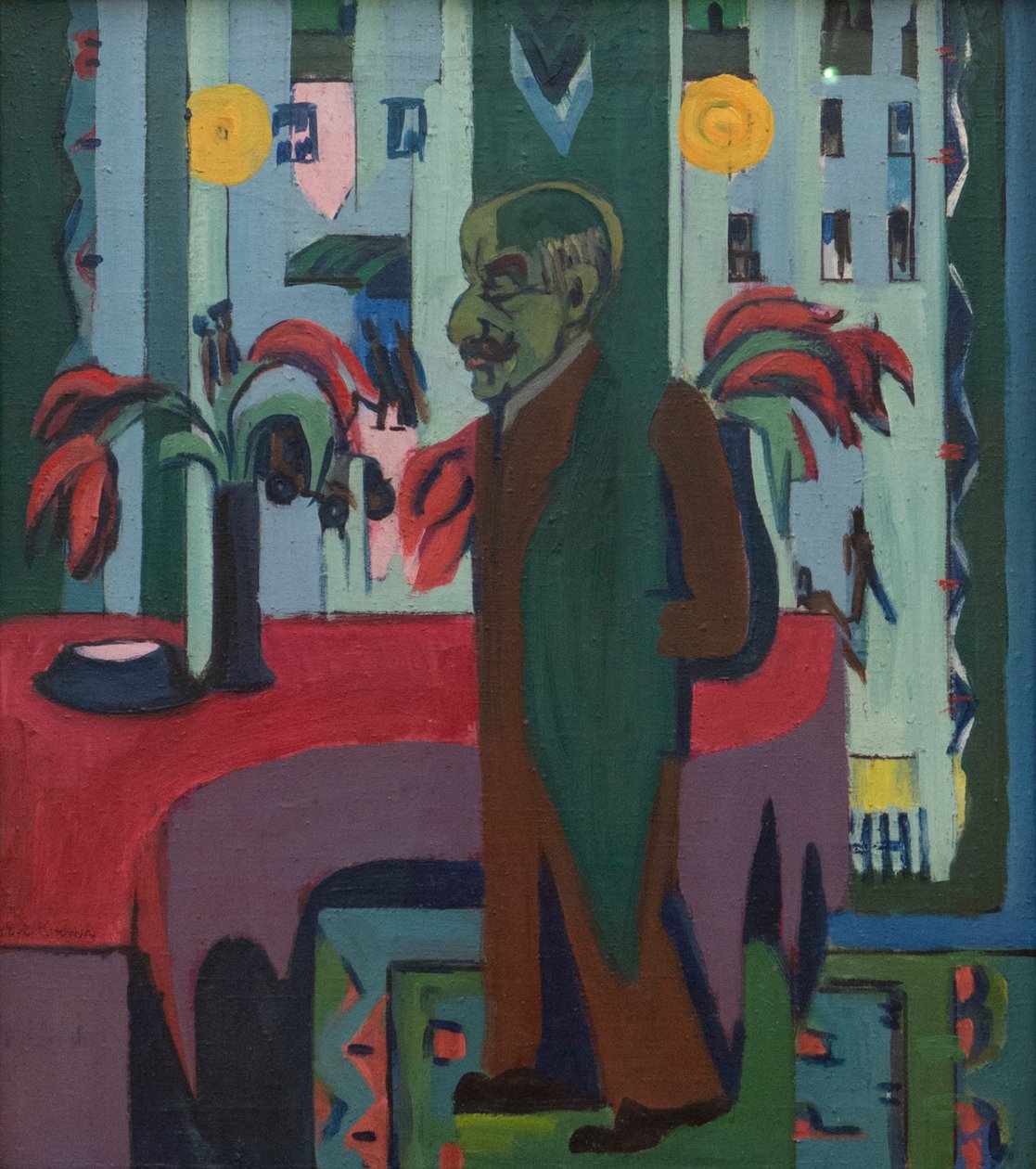 Max Liebermann i sitt studio, 1926-1928. av Ernst Ludwig Kirchner